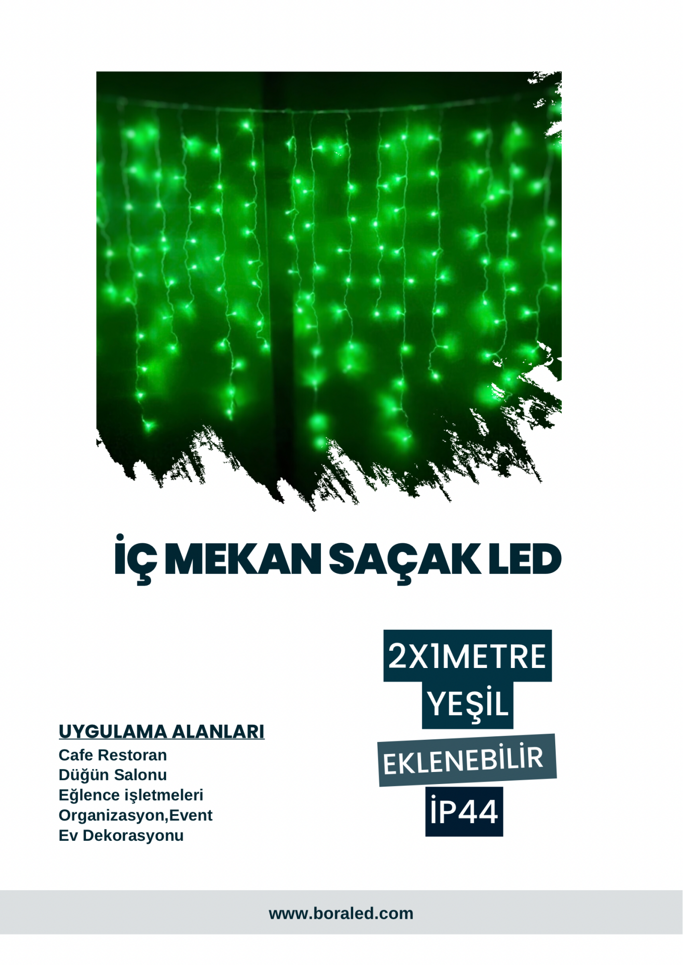 İÇ MEKAN SAÇAK LED YEŞİL