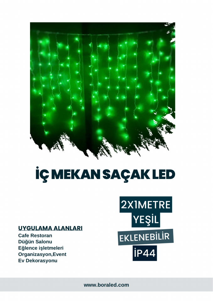 İÇ MEKAN SAÇAK LED YEŞİL