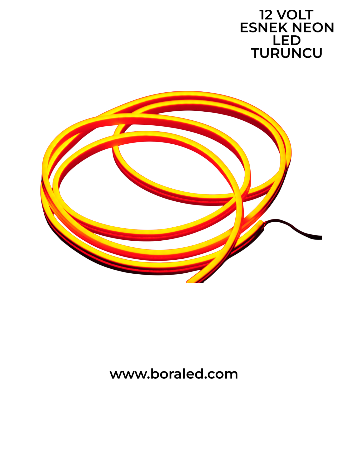 12 VOLT NEON TURUNCU