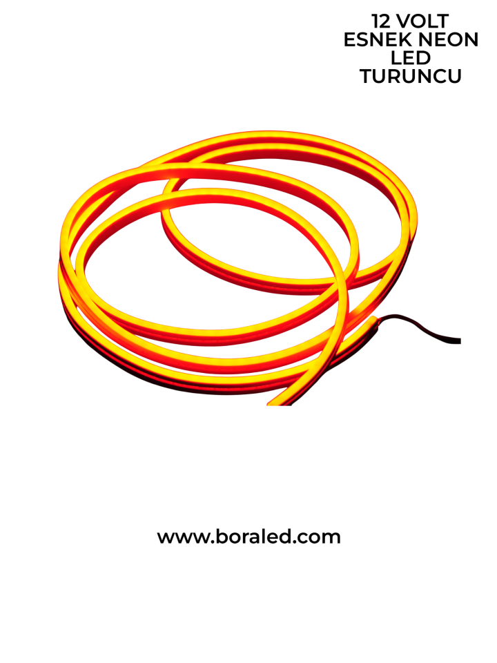 12 VOLT NEON TURUNCU