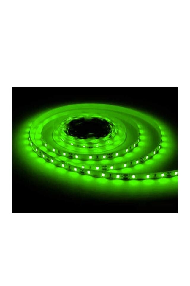 12 VOLT İÇ MEKAN 3 ÇİP ŞERİT LED YEŞİL