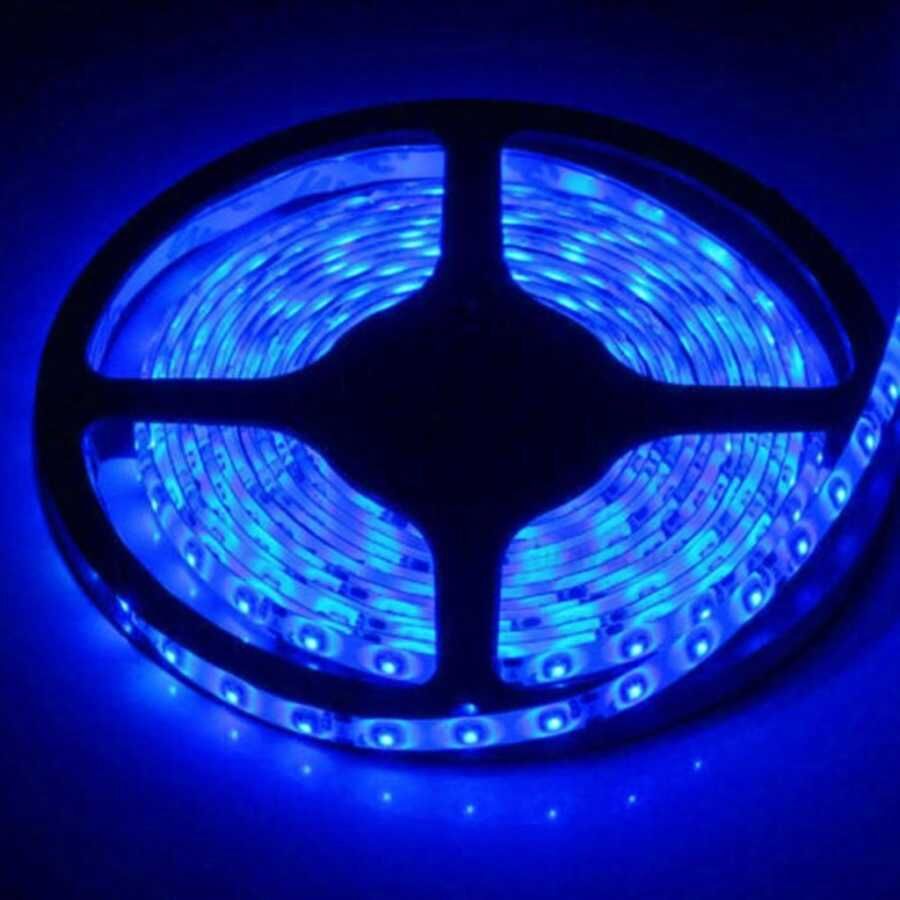12 VOLT DIŞ MEKAN 3 ÇİP ŞERİT LED MAVİ