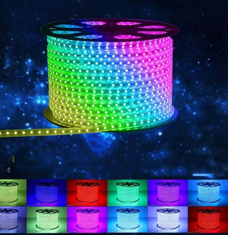 220 VOLT RGB HORTUM LED 5050