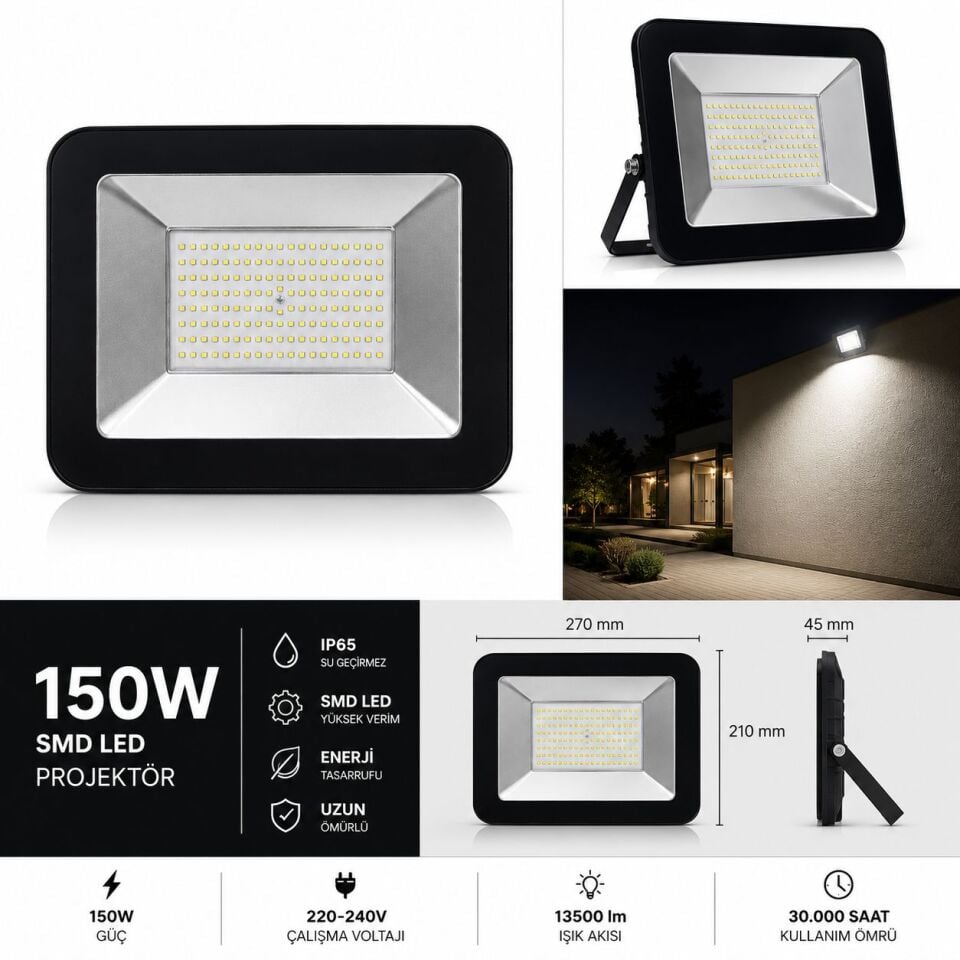 150 Watt LED Projektör