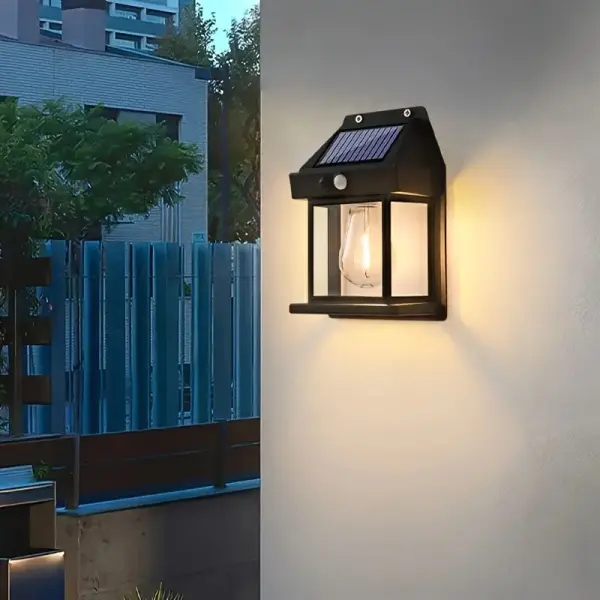 GÜNEŞ ENERJİLİ RUSTİK DUVAR APLİK