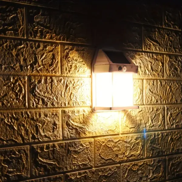 GÜNEŞ ENERJİLİ RUSTİK DUVAR APLİK